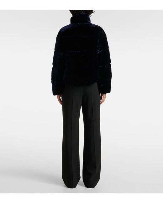 Polo Ralph Lauren Black Velvet Down Jacket