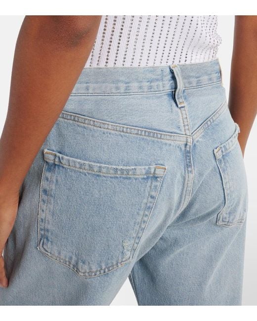 Citizens of Humanity Blue Winslow Cropped Straight Jeans