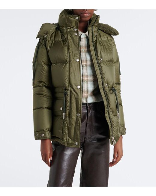 Moncler Green Sesie Down Jacket
