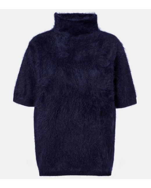 Lisa Yang Blue Pullover Madelene Aus Kaschmir