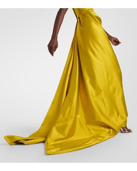 Vivienne Westwood Yellow Satin Gown