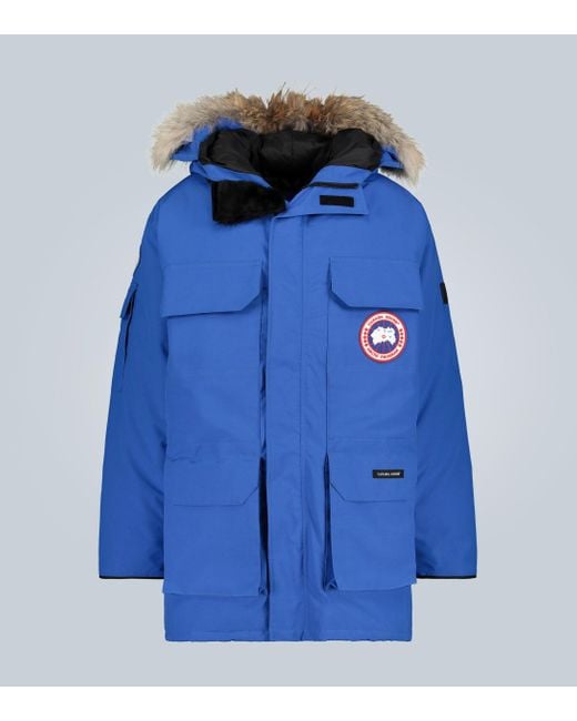 Canada Goose Goose Expedition Parka Jacket Pbi In Bright Blue Blue For Men Save 49 Lyst