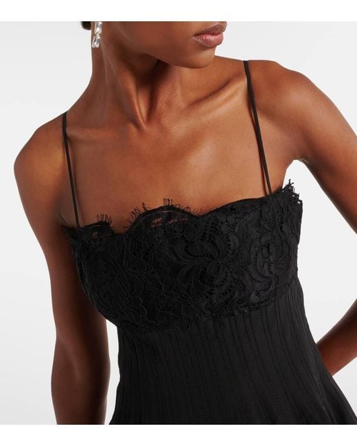 Jonathan Simkhai Katelyn Cotton-Blend Lace Midi Dress in Black | Lyst Jonathan Simkhai Katelyn Cotton-Blend Lace Midi Dress in Black | Lyst