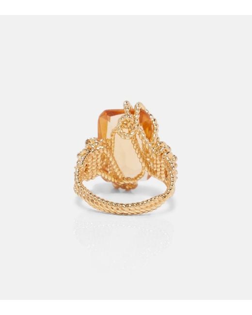 Zimmermann Metallic Bloom Embellished Ring