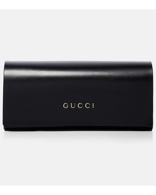 Gucci Natural Signoria Rectangular Glasses