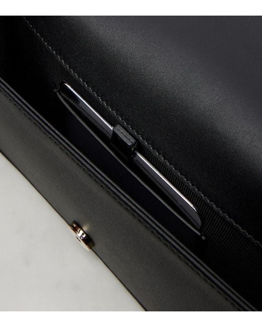 Gucci Black Portemonnaie Mit Kettenriemen Gg Crystal Aus Samt