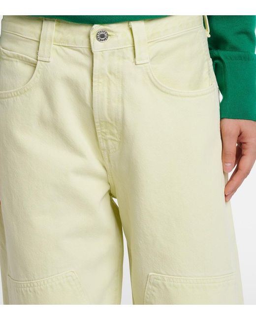Agolde Natural Laria Pieced Tapered Jeans