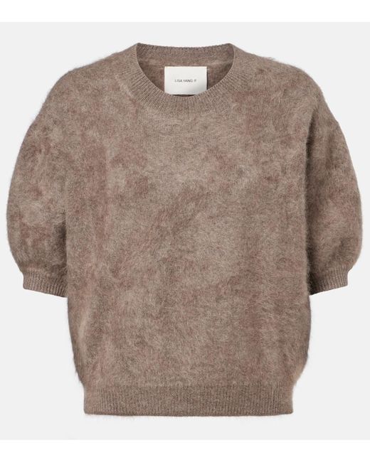 Lisa Yang Brown Juniper Cashmere Sweater