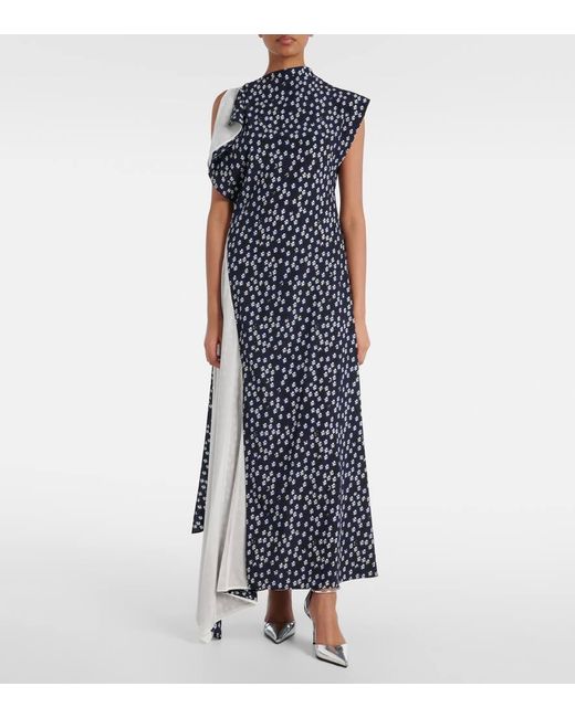 Proenza Schouler Blue Maxikleid Devyn