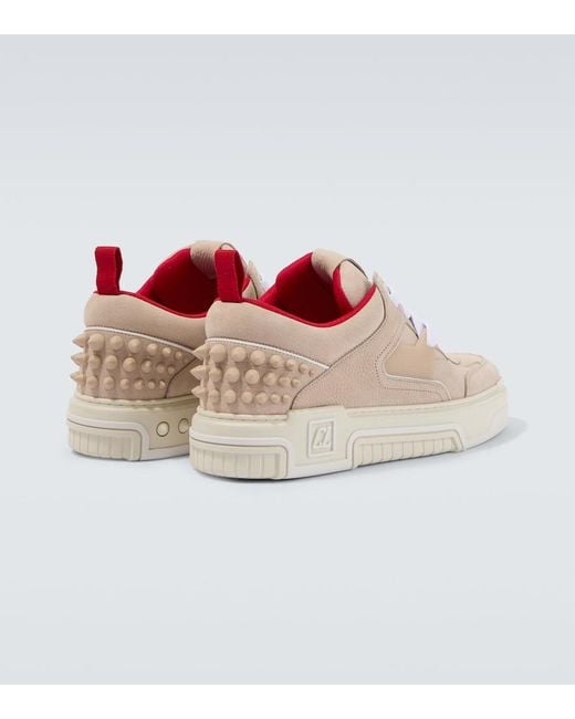 Christian Louboutin Natural Astroloubi Leather Sneakers for men