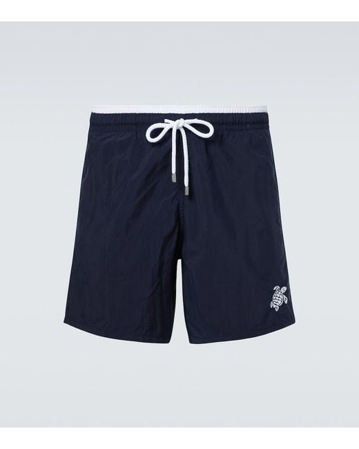 Vilebrequin Blue Moka Swim Trunks for men
