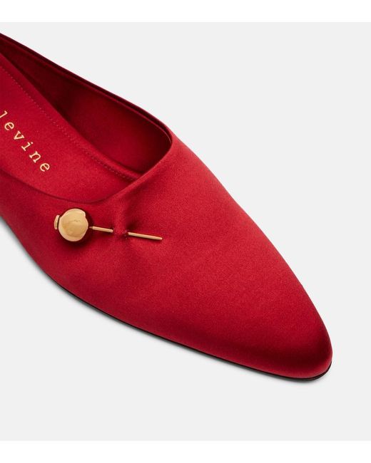Herbert Levine Red Slippers Sleep On It 30 Aus Satin
