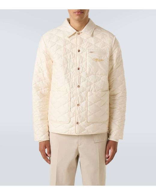 Piumino Kastos Trapuntato di Moncler in Natural da Uomo