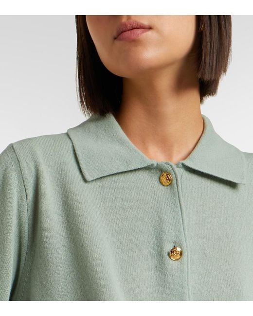 Blazé Milano Green Highland Wool And Cashmere Cardigan
