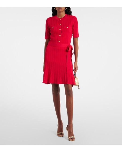 Rebecca Vallance Red Lucy Mini Dress