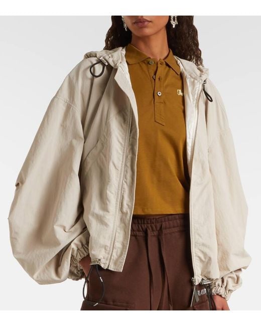 Chaqueta Con Cordon The Attico de color Natural