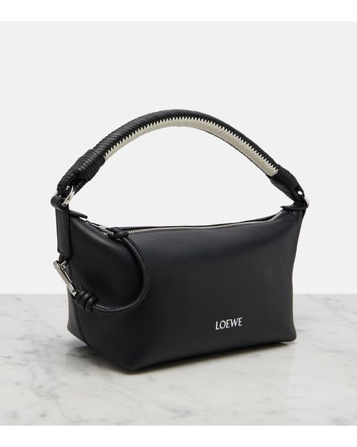 Loewe Black Cala Small Leather Top-Handle Bag