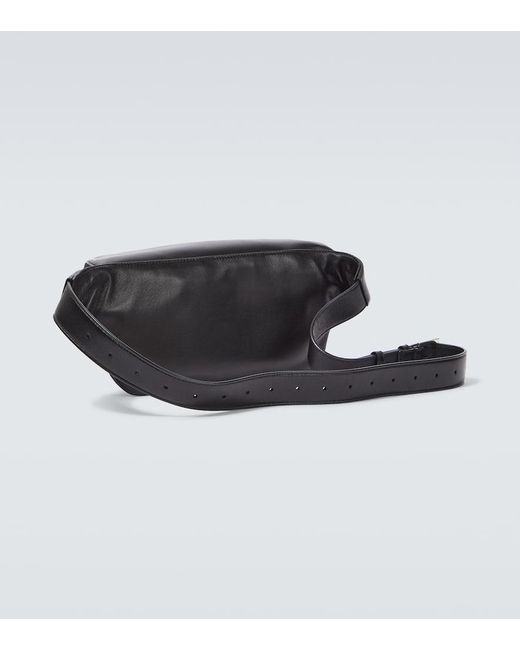 Mens*SAINTLAURENT*カッサンドル ラムスキンレザーベルトバッグ Saint Laurent Cassandre Leather Belt Bag in Black for Men | Lyst