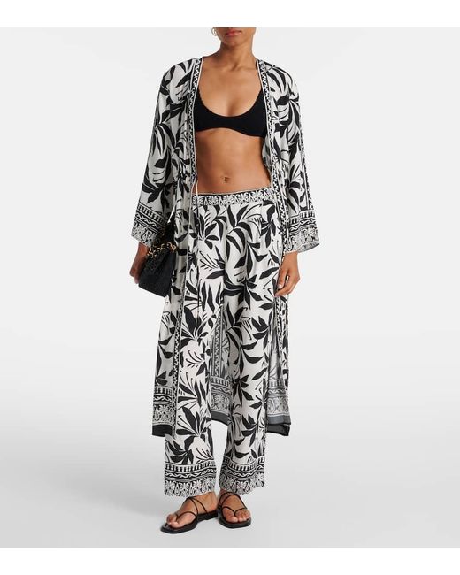 Copricostume Addison Con Stampa di Velvet in White