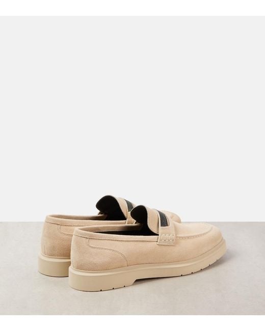 Brunello Cucinelli Natural Flat Shoes