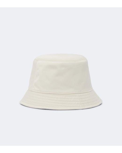 Moncler White Bucket Hat
