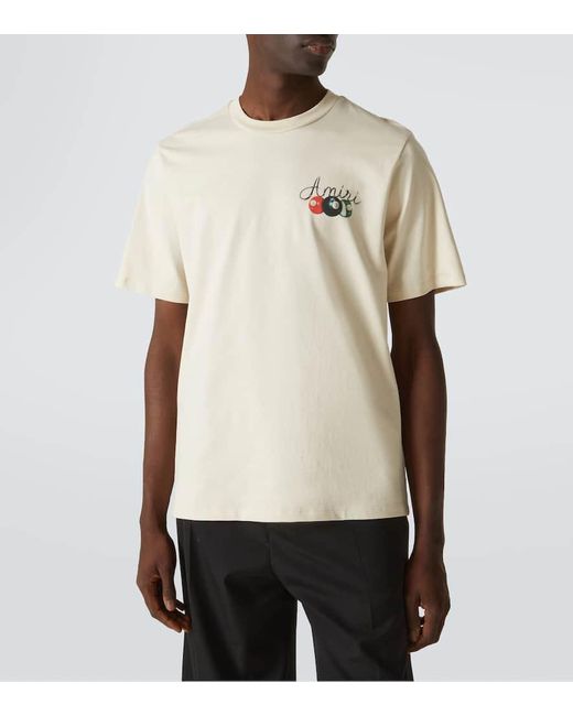 Camiseta Pool Cue De Algodon Amiri de hombre de color Natural