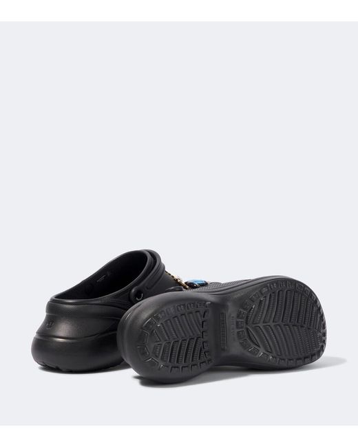 Balenciaga Black X Crocs Jibbitz Clogs for men