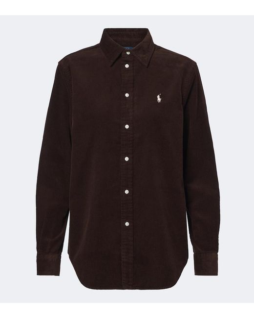 Polo Ralph Lauren Blue Cotton Corduroy Shirt
