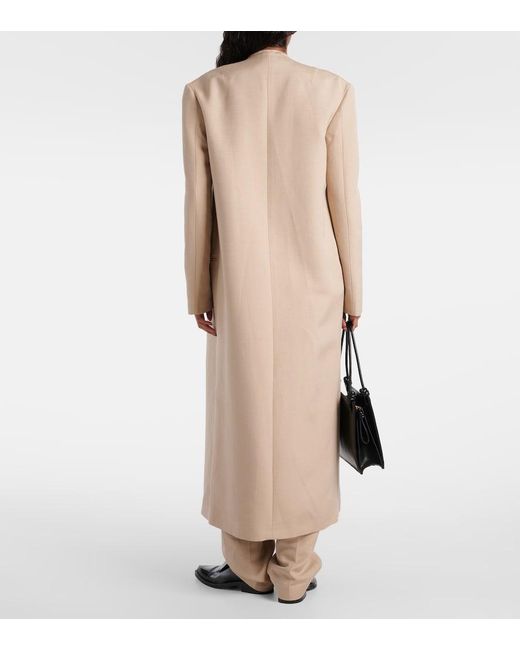 TOVE Natural Allegra Cotton-Blend Coat
