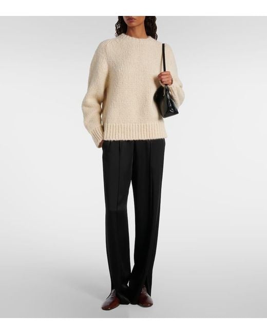 Jil Sander Brown Slip-Ons Aus Lackleder