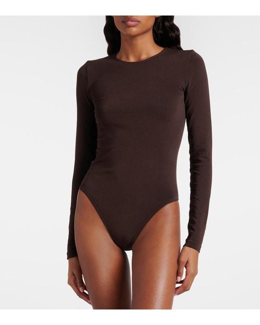 Wolford Brown Berlin Bodysuit