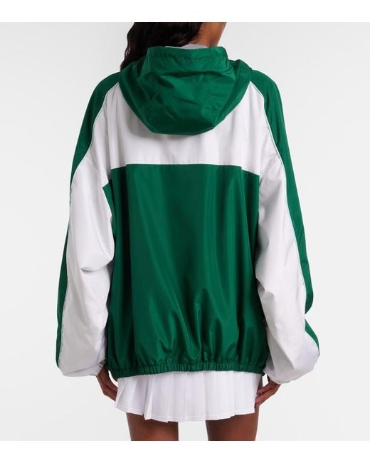 Miu Miu Green X New Balance Colorblocked Poplin Jacket