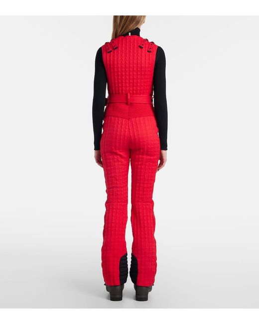 Moncler Red Skianzug