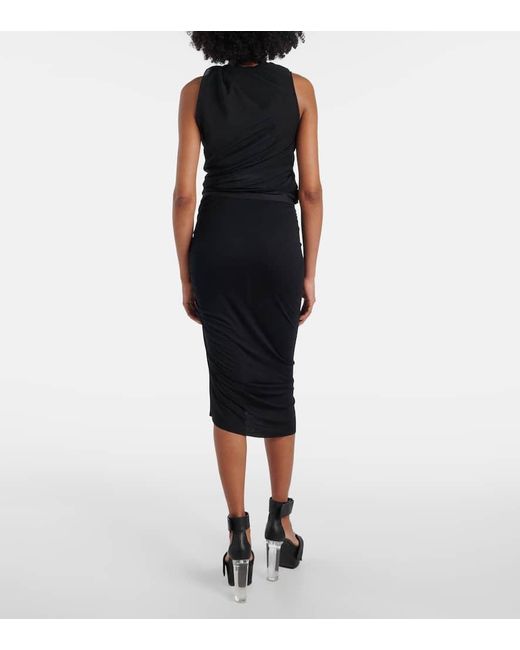 Falda Midi Lilies Svita Rick Owens de color Black