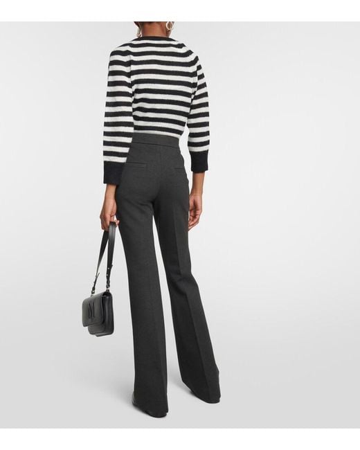 Dorothee Schumacher Black Emotional Essence Mid-Rise Straight-Leg Pants