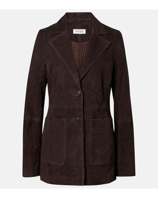 Rohe Black Suede Blazer