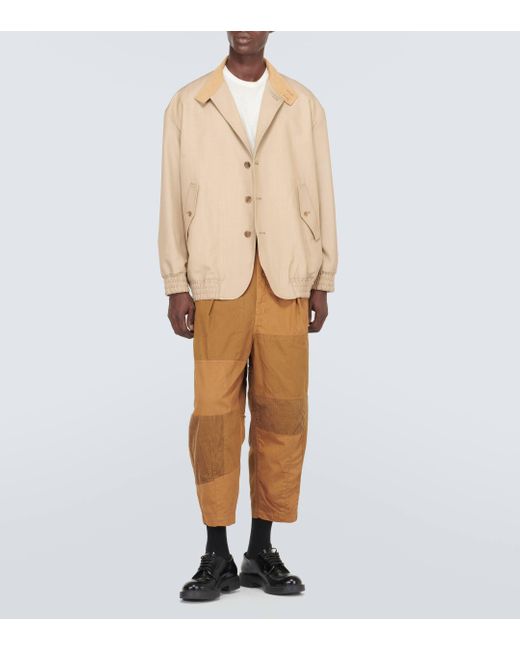Comme des Garçons Natural Wool And Mohair Twill Jacket for men