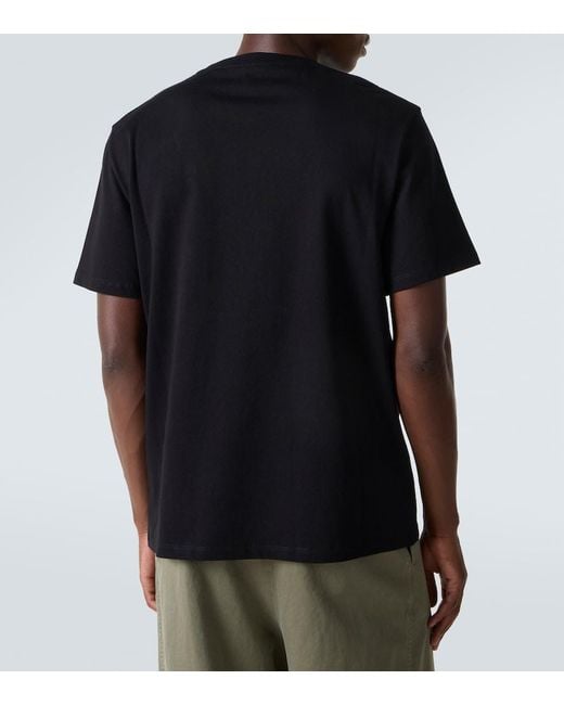 Loewe Black Relaxed Fit Cotton T-Shirt for men