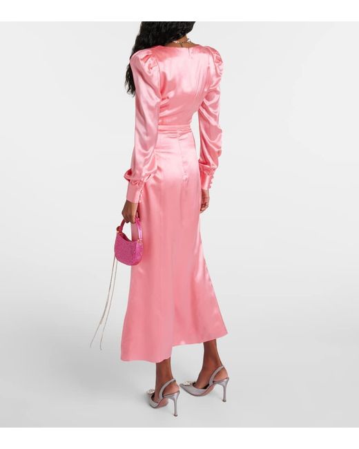 Abito Midi di Alessandra Rich in Pink