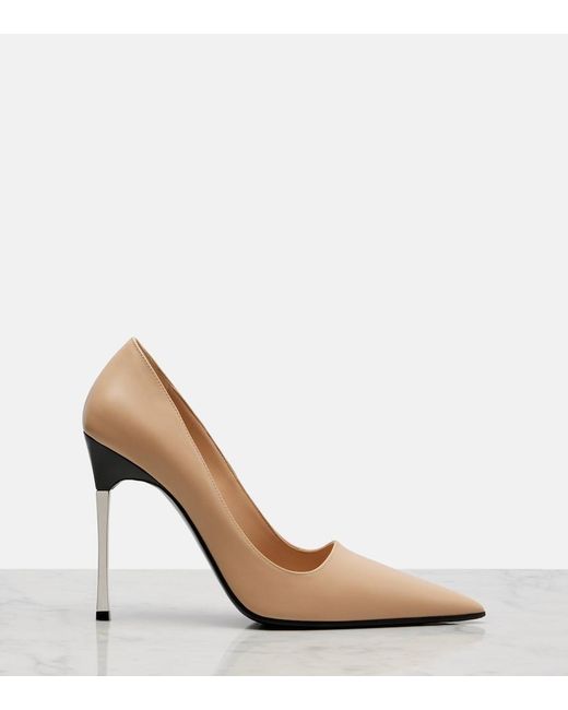 Gucci Natural Bombshell Leather Pumps