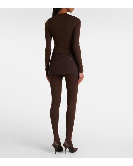 Collants Evening Wardrobe NYC en coloris Brown