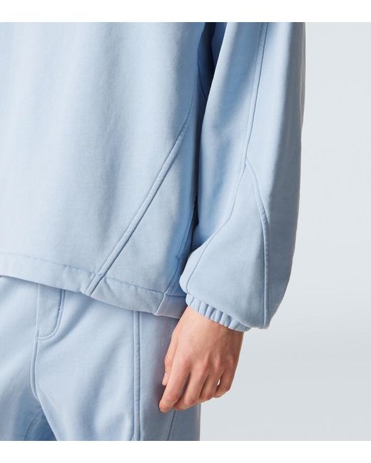 Dolce & Gabbana Blue Dg Cotton Jersey Sweatshirt for men