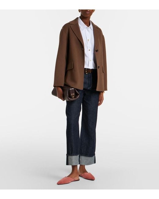 Max Mara White Cotton Poplin Oxford Shirt