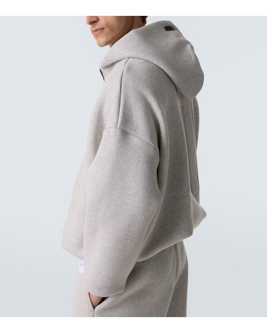 Felpa Con Cappuccio di Fear Of God in Gray da Uomo