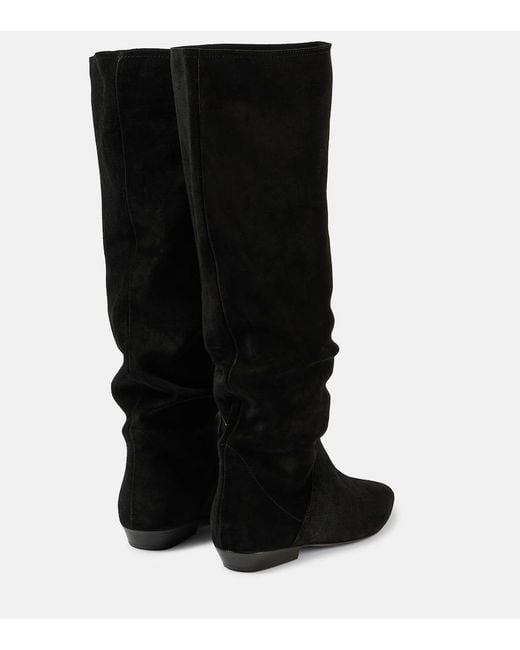 Botas Altas Sayla De Ante Isabel Marant de color Black