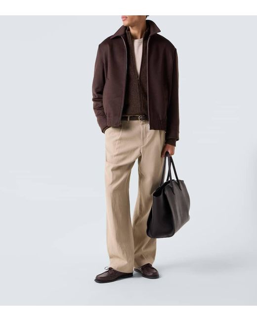 Cardigan De Lana Y Cachemir Con Cremallera Tod's de hombre de color Brown