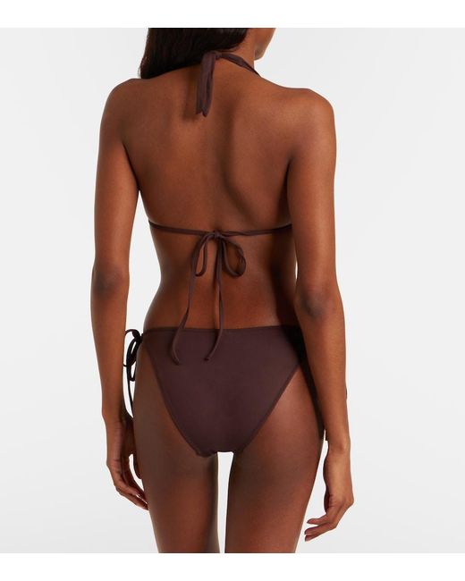 Melissa Odabash Purple Bikini-Oberteil Bahamas