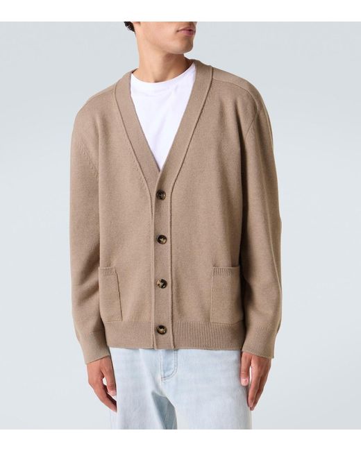 Bottega Veneta Natural Cashmere-Blend Cardigan for men