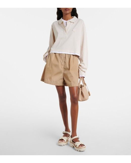 Prada Natural Leather Sandals