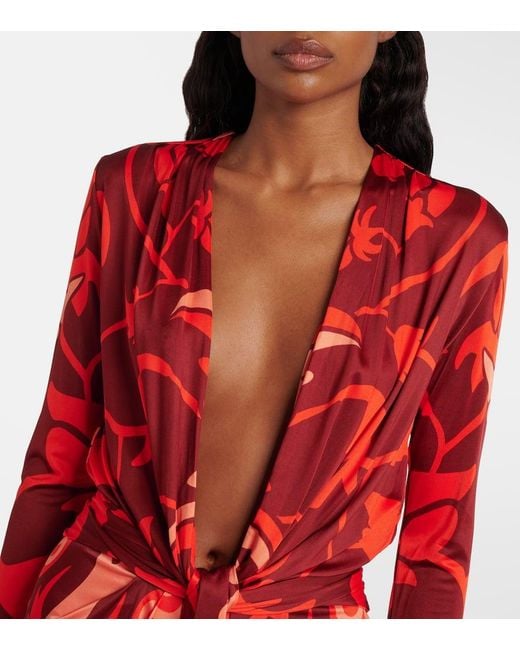 Abito Midi di Johanna Ortiz in Red